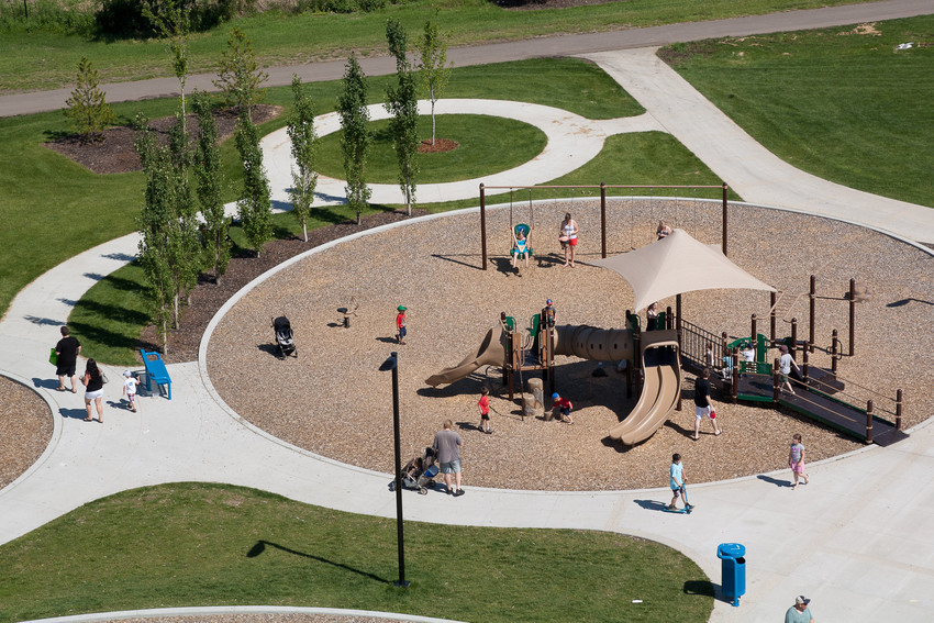 Jubilee Park - Playground overhead