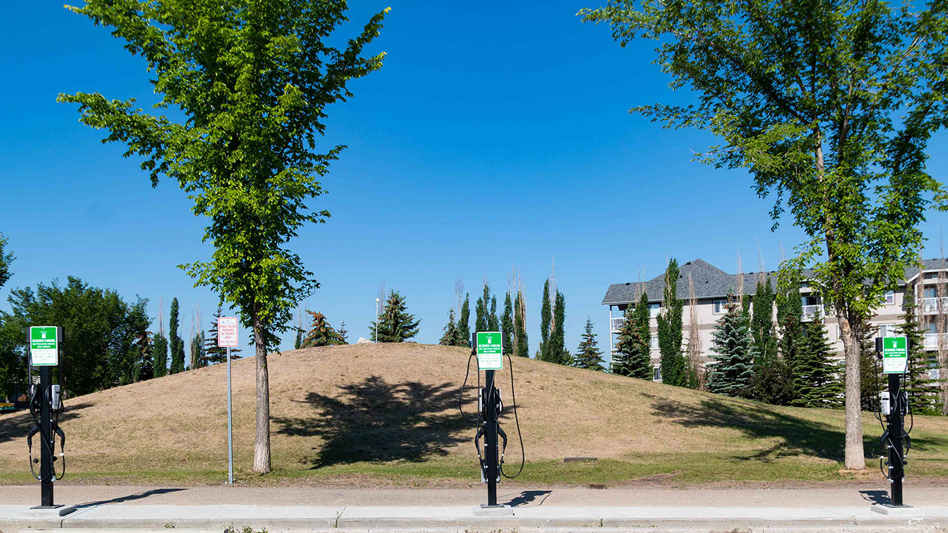 Fuhr Sports Park electric vehicle chargers